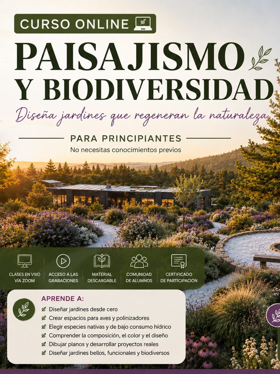 Curso de Paisajismo y Biodiversidad para Principiantes — Ola Paisajismo - Imagen 4